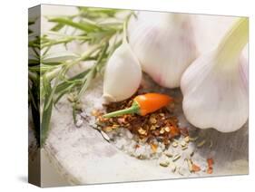 Garlic, Chilli and Chilli Flakes-Eising Studio - Food Photo and Video-Stretched Canvas