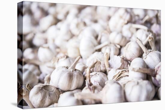 Garlic for Sale at Hsipaw (Thibaw) Market, Shan State, Myanmar (Burma), Asia-Matthew Williams-Ellis-Stretched Canvas