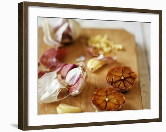 Garlic, Fresh and Roasted-Debi Treloar-Framed Photographic Print