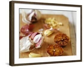 Garlic, Fresh and Roasted-Debi Treloar-Framed Photographic Print