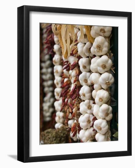 Garlic, Ischia Ponte, Ischia, Bay of Naples, Campania, Italy-Walter Bibikow-Framed Photographic Print