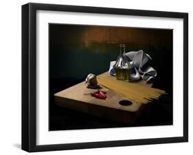 Garlic, Oil And Chilli Remake-Antonio Zoccarato-Framed Giclee Print