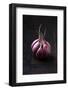 Garlic on Vintage Wooden Table-Mateusz Gzik-Framed Photographic Print