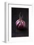 Garlic on Vintage Wooden Table-Mateusz Gzik-Framed Photographic Print