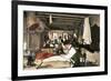 Garment Workers in the Top Rear of a Building in New York City, 1912-null-Framed Giclee Print