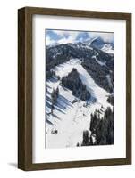Garmisch-Partenkirchen, Hausberg, Kreuzwankl, Kreuzwanklbahn, Ski Slope-Frank Fleischmann-Framed Photographic Print