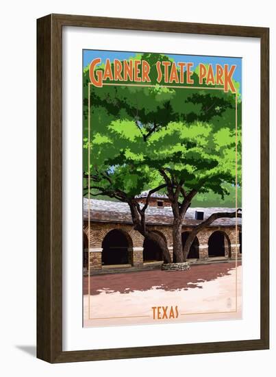 Garner State Park, Texas - Casa Grande-Lantern Press-Framed Art Print