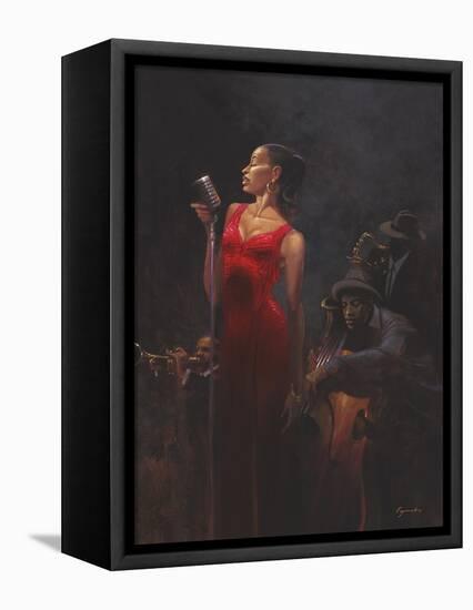 Garnet Diva-Brent Lynch-Framed Stretched Canvas