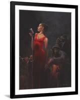 Garnet Diva-Brent Lynch-Framed Art Print