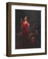 Garnet Diva-Brent Lynch-Framed Art Print