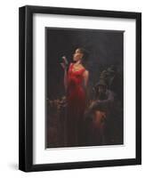 Garnet Diva-Brent Lynch-Framed Art Print