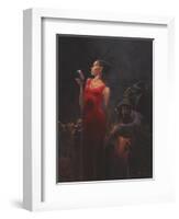 Garnet Diva-Brent Lynch-Framed Art Print