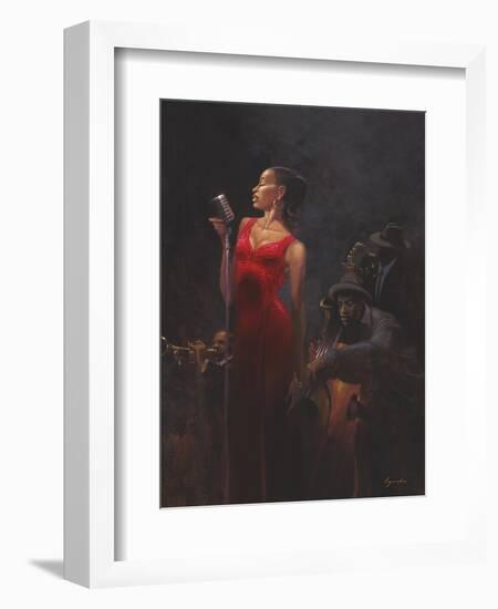 Garnet Diva-Brent Lynch-Framed Art Print