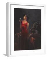 Garnet Diva-Brent Lynch-Framed Art Print