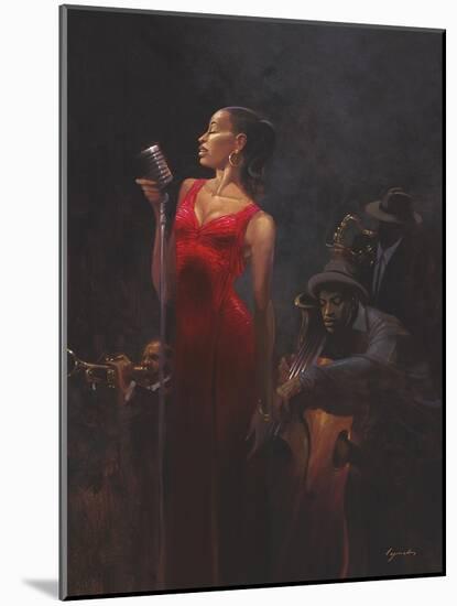 Garnet Diva-Brent Lynch-Mounted Art Print