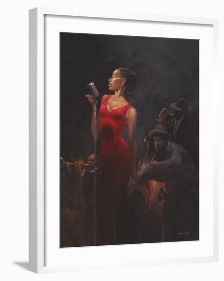 Garnet Diva-Brent Lynch-Framed Art Print