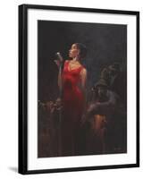 Garnet Diva-Brent Lynch-Framed Art Print