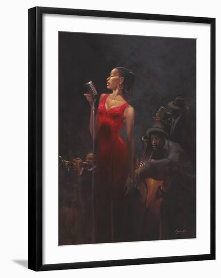 Garnet Diva-Brent Lynch-Framed Art Print