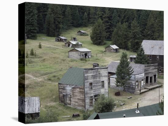 Garnet Ghost Town, Montana, USA-null-Stretched Canvas