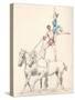 Garnier, Equestian Act-Jules Garnier-Stretched Canvas