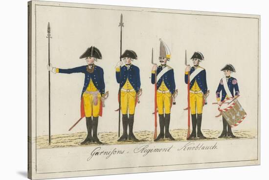 Garnisons Regiment Knoblauch, C.1784-J. H. Carl-Stretched Canvas