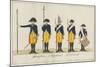 Garnisons Regiment Knoblauch, C.1784-J. H. Carl-Mounted Giclee Print