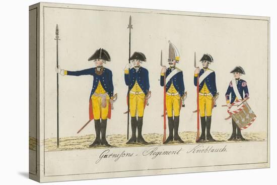 Garnisons Regiment Knoblauch, C.1784-J. H. Carl-Stretched Canvas