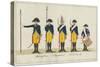 Garnisons Regiment Knoblauch, C.1784-J. H. Carl-Stretched Canvas