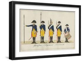 Garnisons Regiment Knoblauch, C.1784-J. H. Carl-Framed Giclee Print