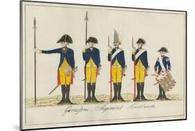 Garnisons Regiment Knoblauch, C.1784-J. H. Carl-Mounted Giclee Print
