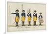 Garnisons Regiment Knoblauch, C.1784-J. H. Carl-Framed Giclee Print