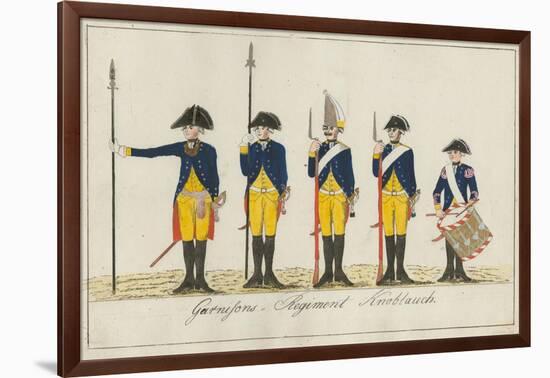 Garnisons Regiment Knoblauch, C.1784-J. H. Carl-Framed Giclee Print