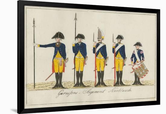 Garnisons Regiment Knoblauch, C.1784-J. H. Carl-Framed Giclee Print