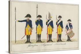 Garnisons Regiment Knoblauch, C.1784-J. H. Carl-Stretched Canvas