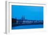 Garonne Riverfront at Dawn, Bordeaux, Gironde, Aquitaine, France-null-Framed Premium Photographic Print