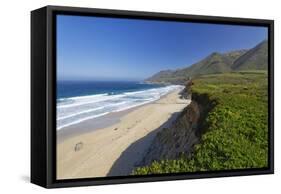 Garrapata Beach Vista, Big Sur, California-George Oze-Framed Stretched Canvas