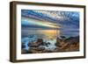 Garrapata State Beach Sunset-Wolterk-Framed Photographic Print