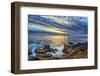 Garrapata State Beach Sunset-Wolterk-Framed Photographic Print