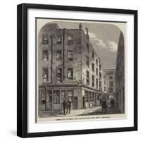 Garraway's Coffee-House, Change-Alley, Now Being Demolished-Frank Watkins-Framed Giclee Print