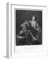 Garrick and His Wife, 1757-H Bourne-Framed Giclee Print