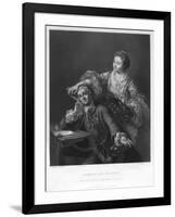 Garrick and His Wife, 1757-H Bourne-Framed Giclee Print