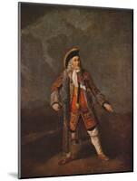 'Garrick as Lord Chalkstone', c1740 (1948)-Johan Zoffany-Mounted Giclee Print