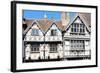 Garrick Inn and Harvard House, Stratford-Upon-Avon, Warwickshire, England-phbcz-Framed Photographic Print