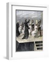 Garrotting of Anarchists in Xeres, Spain, 1892-Henri Meyer-Framed Giclee Print