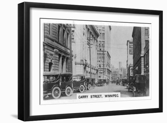 Garry Street, Winnipeg, Manitoba, Canada, C1920S-null-Framed Giclee Print