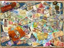 Currency Map (Variant 1)-Garry Walton-Art Print