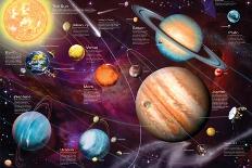 Solar System 1-Garry Walton-Stretched Canvas