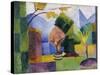 Garten Am Thuner See, 1913-Auguste Macke-Stretched Canvas