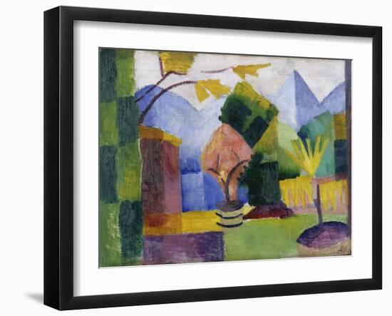 Garten Am Thuner See, 1913-Auguste Macke-Framed Giclee Print