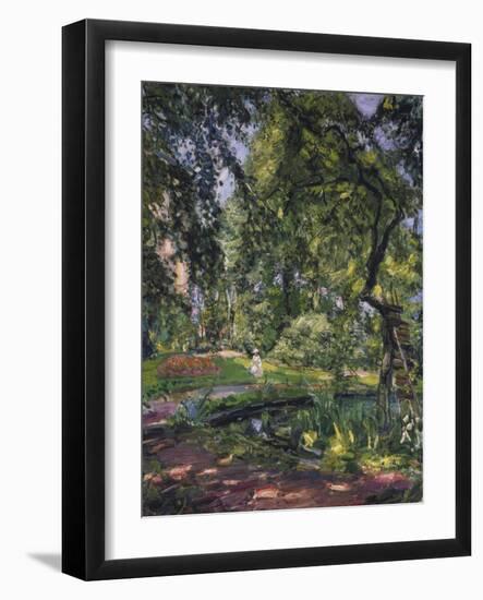 Garten at Godramstein with Crooked Tree, 1910-Max Slevogt-Framed Giclee Print